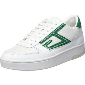 Guess Silea Sneakers voor heren, Wit Groen, 42 EU