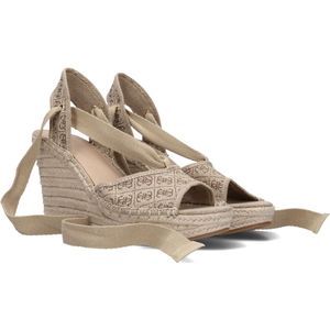 Guess Halona Espadrilles - Met Sleehak - Dames - Beige - Maat 37