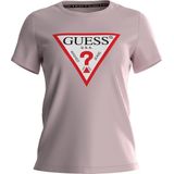 Guess SS CN Original Tee Dames T-Shirt - Low Key Pink