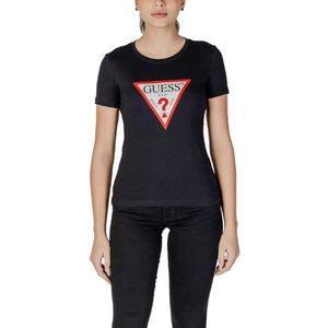 T-shirt - Driehoek Logo - Katoen - Slim Fit - Ronde Hals - Korte Mouw