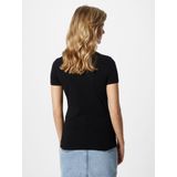 Guess  SS VN MINI TRIANGLE TEE  Shirts  dames Zwart