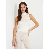 Trui - Hoge Col - Slim Fit - Gemengd Viscose - 4G Logo