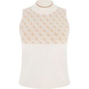 Trui - Hoge Col - Slim Fit - Gemengd Viscose - 4G Logo