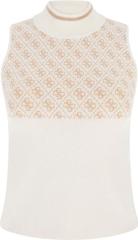 Trui - Hoge Col - Slim Fit - Gemengd Viscose - 4G Logo