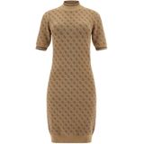 GUESS - Gebreide Jurk - Lichtbruin / Donkerbruin - Lise