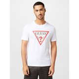 Guess - CN SS ORIGINAL LOGO TEE - T-shirt - Wit