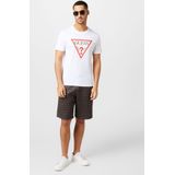 Guess - CN SS ORIGINAL LOGO TEE - T-shirt - Wit