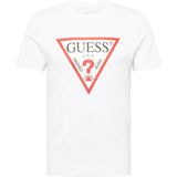 Guess - CN SS ORIGINAL LOGO TEE - T-shirt - Wit