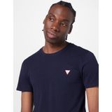 Overhemd - Slanke Pasvorm - Lange Mouwen - Ronde Hals - Logodetails