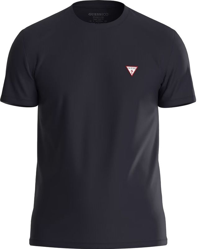 Overhemd - Slanke Pasvorm - Lange Mouwen - Ronde Hals - Logodetails