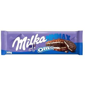 Milka Oreo Chocolade, chocolade met Oreo-stukken, 100 g
