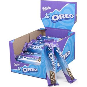 Milka Oreo Chocolade Reep Doos 36 x 37g Chocoladerepen en Tabletten Chocolade Bar