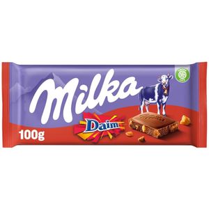 Milka Chocoladereep Daim 22 x 100gram - Moederdag Cadeau