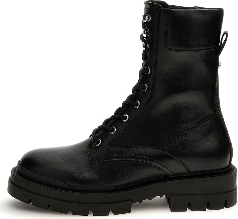 Guess - Obetter - Dames Laarzen - Zwart/Bruin - Leder