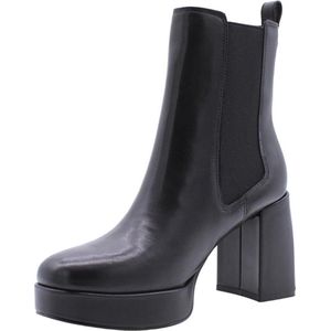 Guess, Schoenen, Dames, Zwart, 36 EU, Leer, Heeled Boots