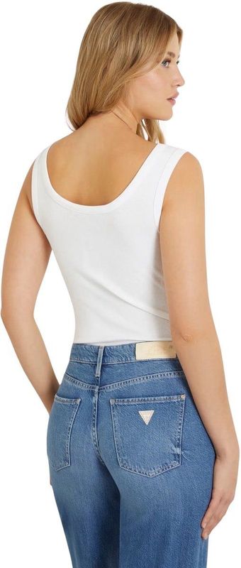 Guess - Triangle Bling Rib - Dames Tanktop