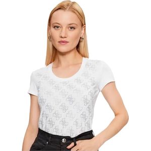 Guess - 4G Allover - Dames T-shirt - V-hals