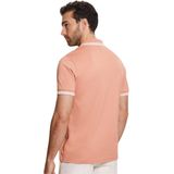 Guess - Logo Polo Shirt - Roze - Katoen - Heren