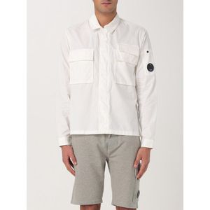 C.p. Company, Heren, Overhemden, Wit, Maat: L Katoen,