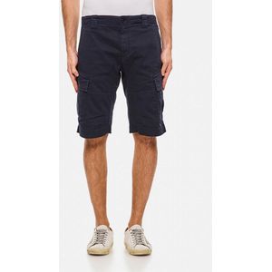 C.p. Company - Cargo Bermuda Shorts - Blauw - 98% Katoen, 2% Elastaan