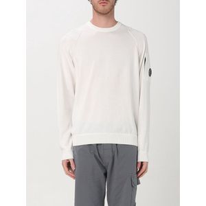 C.p. Company - Sea Island Cotton Knit Sweater - Wit - 100% Sea Island Cotton