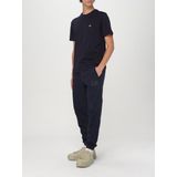 C.p. Company - T-shirt - Blauw - Katoen - Korte Mouwen - Ronde Hals