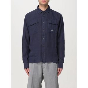 C.p. Company - Overhemd - Total Eclipse - Linnen - Lange Mouwen