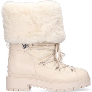 Guess Larya Dames Vachtlaarzen - Cream - Maat 41