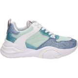 Guess - Bestie 3 - Ballerina - Blauw - Synthetische Stof