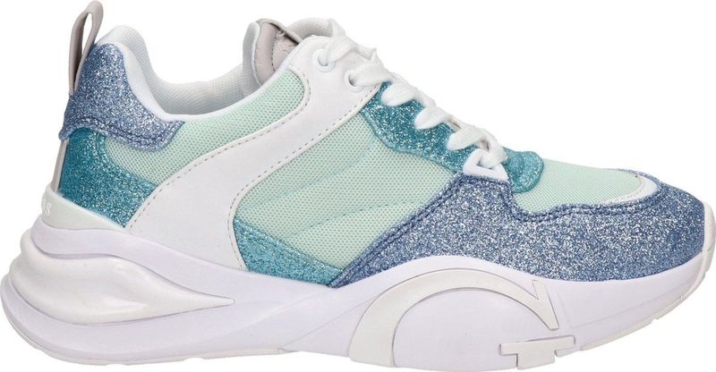 Guess - Bestie 3 - Ballerina - Blauw - Synthetische Stof