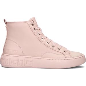 Guess - Invyte Hoge Sneakers - Roze - Leren Sneaker - Dames