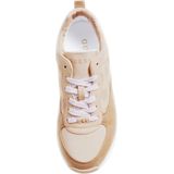 Guess - Luckee - Sneakers - Beige - Imitatieleer
