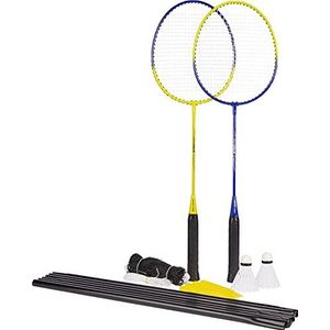 Pro Touch Speed badmintonset 100, geel/donkerblauw 4