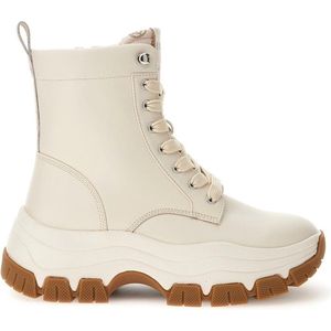 Guess Bissonn Dames Sneakers Hoog - Cream - Maat 37