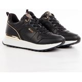 Kaddy - Sneakers - Nepleer - Zwart - Rubber Zool