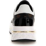 Guess - Kyra - Sneakers - Wit Bruin - Kunstleer