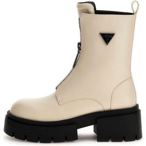 Guess Leila - maat 40- Dames Veterboots Kuntstleer Milk