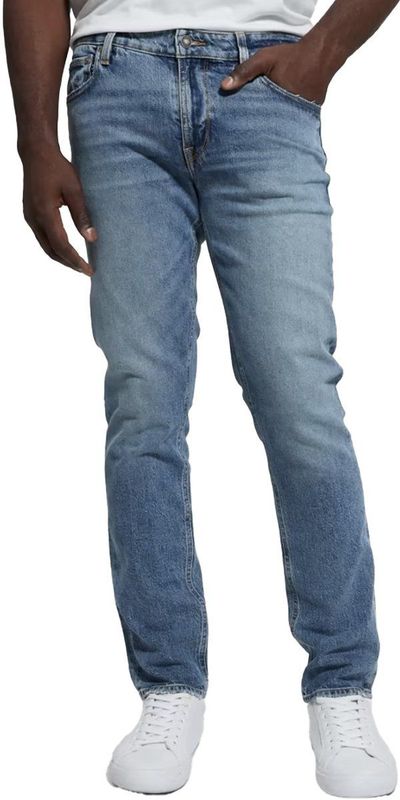 Jeans - Effen - Denim - Heavy Washed - Lang/maxi - Regular Pasvorm