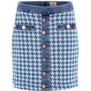 Guess - Rok - Blauw - Plooirokken