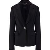 Guess - Slim Jacket - Blazer - Zwart - Synthetisch