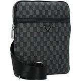 Guess Jet Set - heren  Crossbody Tas van Kunstleer - Zwart