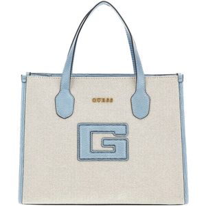 Guess G Status 2 Compartment Tote natural/light denim