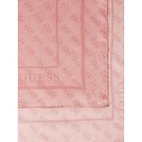 GUESS sjaal G-James met logoprint roze