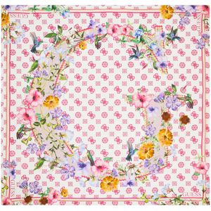 GUESS sjaal met bloemenprint roze/multi