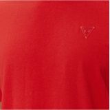 Guess - Heren - Rood - T-shirt - Katoen
