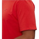 Guess - Heren - Rood - T-shirt - Katoen