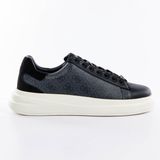 Guess - 4G Logo Sneakers - Grijs - Leer