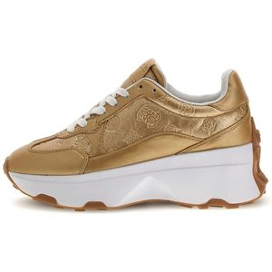 Guess Calebb8 Dames Sneakers - Goud - Maat 37