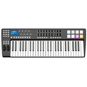 49 Draagbaar 49-key USB MIDI Toetsenbordcontroller 8 RGB Kleurrijke Verlichte Trigger -pads Midi Toetsenbord digitale piano