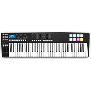 61-sleutel USB MIDI Toetsenbordcontroller 8 RGB Kleurrijke Verlichte Trigger -pads Met USB digitale piano